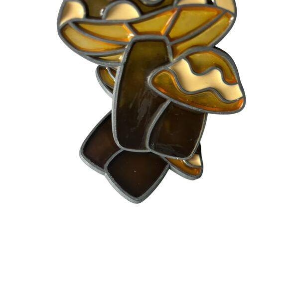 Merry Mushroom Sun-catchers -2- Vintage - Picture 4 of 5